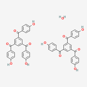 (Benzene-1,3,5-triyl)tris[(4-hydroxyphenyl)methanone]--water (2/1)