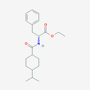 molecular formula C21H31NO3 B126407 Nateglinide Ethyl Ester CAS No. 187728-85-4