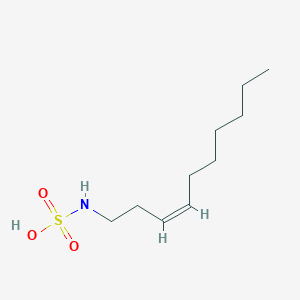 molecular formula C10H21NO3S B1264071 (3Z)-癸-3-烯基磺酸 