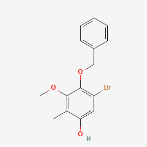 4-(Benzyloxy)-5-bromo-3-methoxy-2-methylphenol