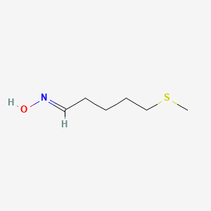 molecular formula C6H13NOS B1264075 5-Methylthiopentanaldoxime 