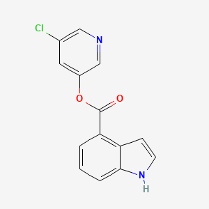 (5-chloropyridin-3-yl) 1H-indole-4-carboxylate