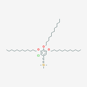 {[2-Chloro-3,4,5-tris(dodecyloxy)phenyl]ethynyl}(trimethyl)silane