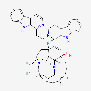 molecular formula C49H60N6O B1264083 Zamamidine A 