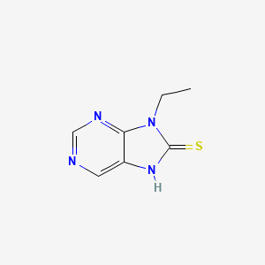 9-ethyl-7H-purine-8-thione