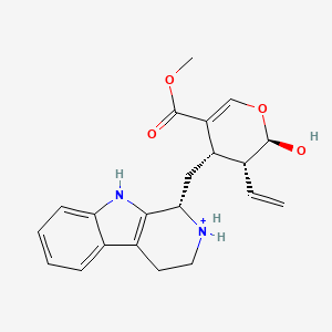Strictosidine aglycone(1+)
