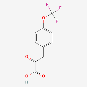 2-Oxo-3-[4-(trifluoromethoxy)phenyl]propanoic acid