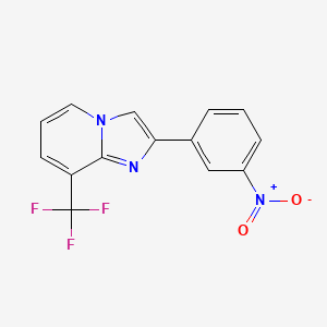 2-(3-Nitrophenyl)-8-(trifluoromethyl)imidazo[1,2-A]pyridine