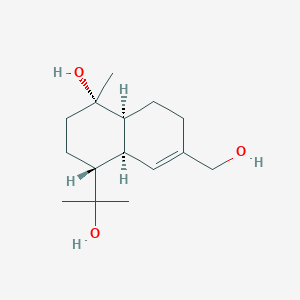 molecular formula C15H26O3 B1264090 11,15-二羟基-T-木醇 