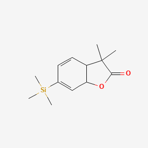 3,3-Dimethyl-6-(trimethylsilyl)-3a,7a-dihydro-1-benzofuran-2(3H)-one