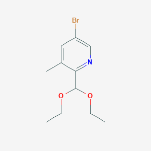 5-Bromo-2-(diethoxymethyl)-3-methylpyridine