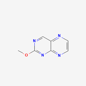 molecular formula C7H6N4O B12640948 Pteridine, 2-methoxy- CAS No. 102170-44-5