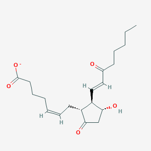 molecular formula C20H29O5- B1264096 15-dehydro-prostaglandin E2(1-) 