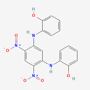 2-[5-(2-Hydroxyanilino)-2,4-dinitroanilino]phenol