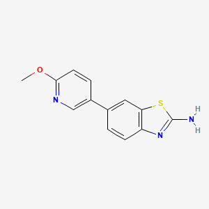 6-(6-Methoxypyridin-3-yl)benzo[d]thiazol-2-amine