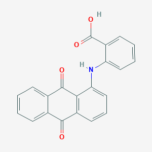 molecular formula C21H13NO4 B012641 N-Anthraquinonyl-1-anthranilic acid CAS No. 19795-96-1