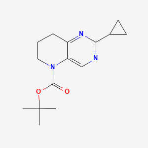 tert-Butyl 2-cyclopropyl-7,8-dihydropyrido[3,2-d]pyrimidine-5(6H)-carboxylate