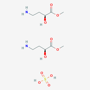 methyl (2S)-4-amino-2-hydroxybutanoate;sulfuric acid