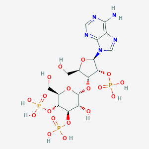 molecular formula C16H26N5O18P3 B126412 Adenophostin a CAS No. 149091-92-9