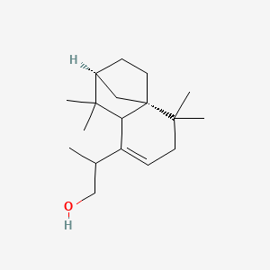 molecular formula C18H30O B1264121 5-(1-Hydroxypropan-2-yl)isolongifol-4-ene 