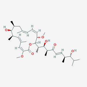 molecular formula C35H56O8 B1264129 bafilomycinD 