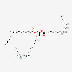 molecular formula C55H96O6 B1264142 TG(16:1(9Z)/18:2(9Z,12Z)/18:2(9Z,12Z))[iso3] 