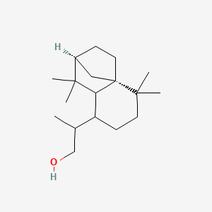 molecular formula C18H32O B1264147 5-(1-Hydroxypropan-2-yl)isolongifolane 