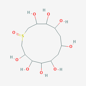 molecular formula C12H24O9S B1264152 Polyhydroxylated cyclic sulfoxide 