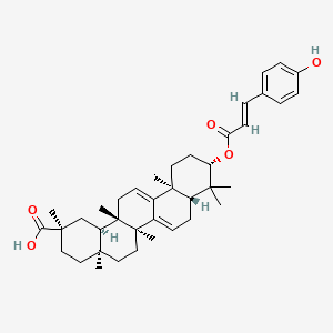 3-beta-O-(E)-coumaroyl-D:C-friedooleana-7,9(11)-dien-29-oic acid