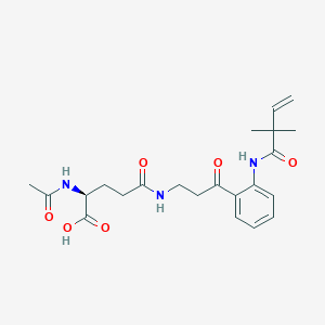 molecular formula C22H29N3O6 B1264171 Citrinamide A 