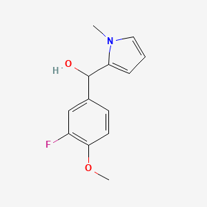 3-Fluoro-4-methoxyphenyl-(1-methyl-2-pyrrolyl)methanol