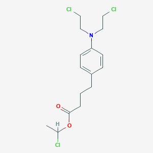 1-Chloroethyl 4-(4-(bis(2-chloroethyl)amino)phenyl)butanoate