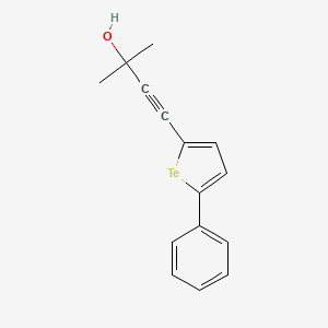 2-Methyl-4-(5-phenyltellurophen-2-yl)but-3-yn-2-ol