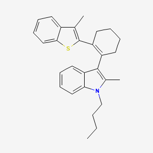 1-Butyl-2-methyl-3-[2-(3-methyl-1-benzothiophen-2-yl)cyclohex-1-en-1-yl]-1H-indole