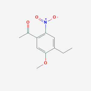 1-(4-Ethyl-5-methoxy-2-nitrophenyl)ethanone