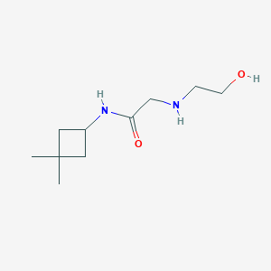 N-(3,3-dimethylcyclobutyl)-2-(2-hydroxyethylamino)acetamide