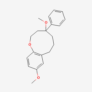 1-Benzoxonin, 2,3,4,5,6,7-hexahydro-4,9-diMethoxy-4-phenyl-