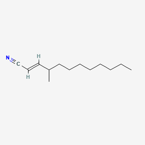 molecular formula C13H23N B12641900 4-Methyldodecene-1-nitrile CAS No. 93882-38-3