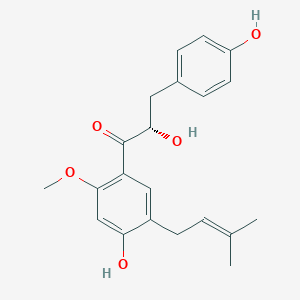 molecular formula C21H24O5 B1264209 莱斯佩弗林C3 