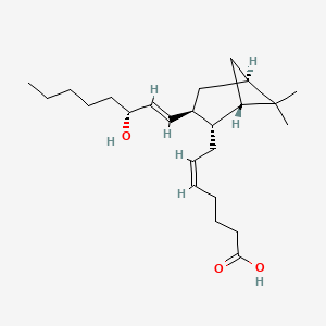 molecular formula C24H40O3 B1264214 Pinane thromboxane A2 