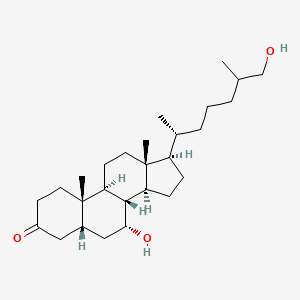 molecular formula C27H46O3 B1264218 7alpha,26-Dihydroxy-5beta-cholestan-3-one 