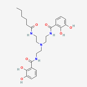 N,N'-bis(2,3-dihydroxybenzoyl)-N''-hexanoyltren