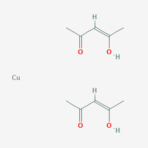 molecular formula C10H16CuO4 B1264223 Copper(II)acetyl acetonate 