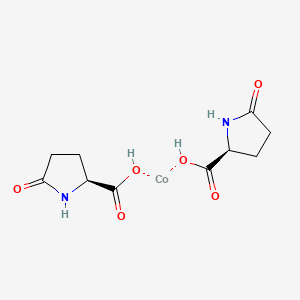 Bis(5-oxo-L-prolinato-N1,O2)cobalt