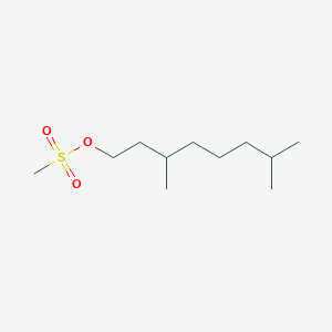 molecular formula C11H24O3S B12642363 3,7-Dimethyloctyl methanesulfonate 