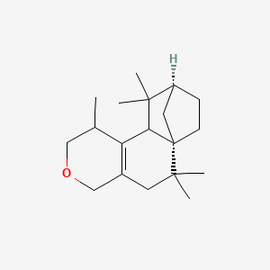 molecular formula C19H30O B1264237 4,5-(Methanoxy-2-methylethano)isolongifol-4-ene 