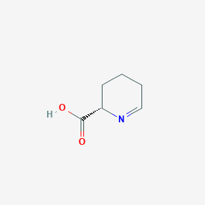 molecular formula C6H9NO2 B1264239 (S)-2,3,4,5-四氢吡啶-2-羧酸 CAS No. 73980-78-6