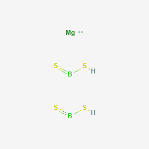 molecular formula B2H2MgS4+2 B12642411 Magnesium di(thioborate) CAS No. 76092-59-6