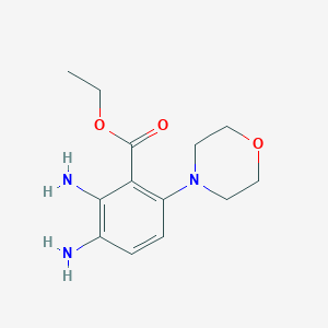 Ethyl 2,3-diamino-6-(morpholin-4-yl)benzoate