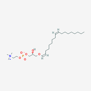 molecular formula C26H52NO6P B1264244 Lpc(O-18:2(1Z,9Z)) 
